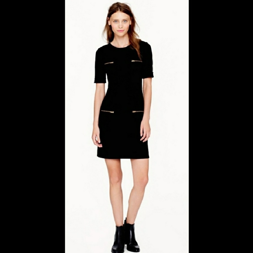 J.Crew Ponte Zipper Dress